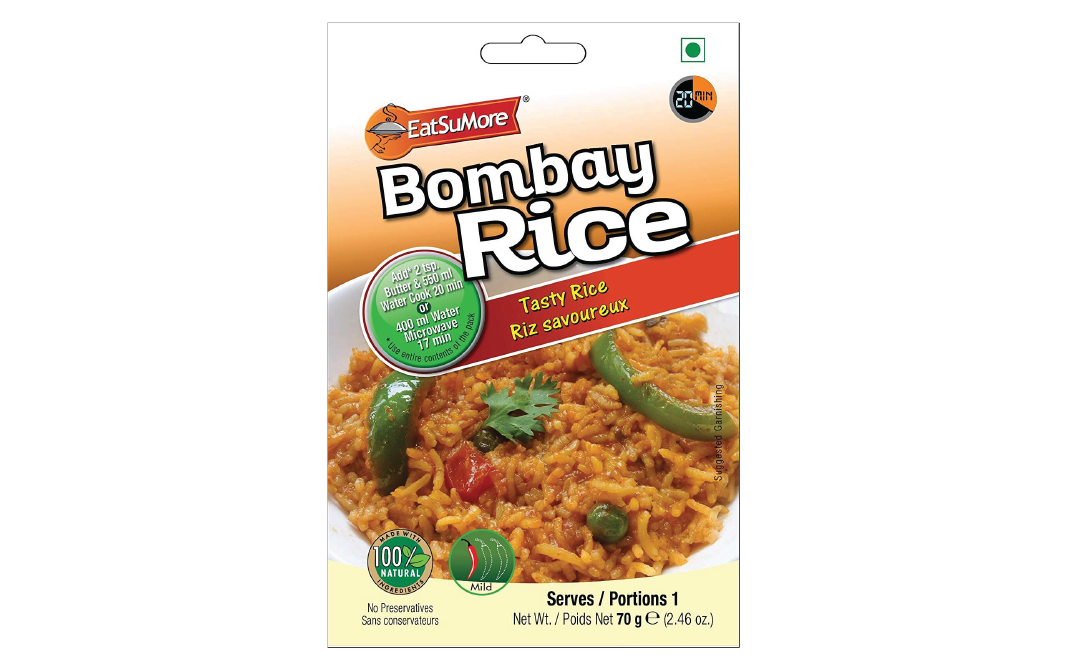 EatSuMore Bombay Rice    Pack  70 grams